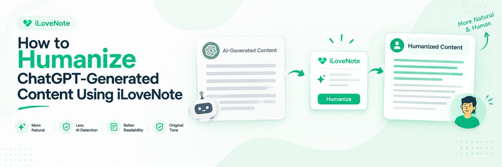 How to Humanize ChatGPT-Generated Content Using ILoveNote